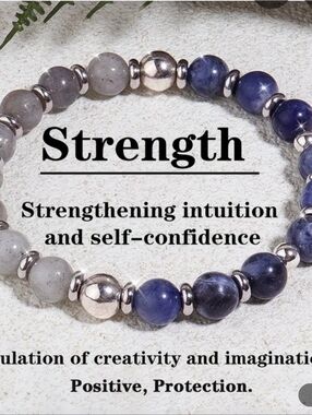 Beaded Bracelet For Strength